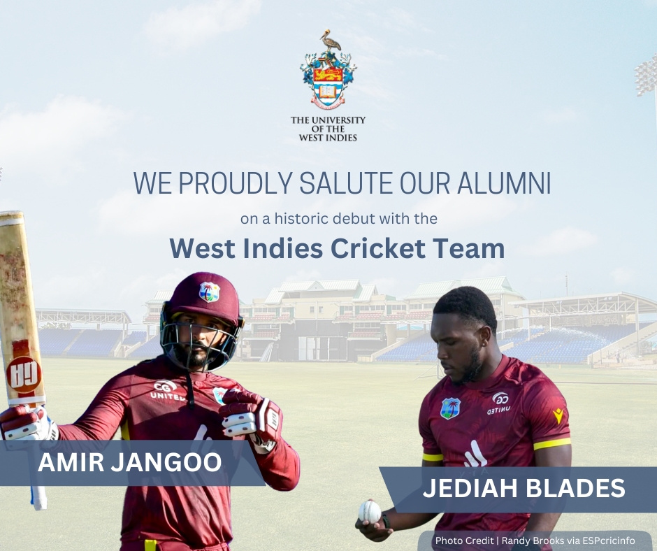 UWI Alumni Make Historic Debut on Windies Cricket Team